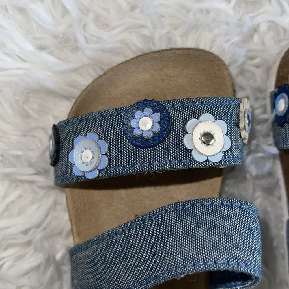 The Children’s Place Baby Girl’s Open Toe Ankle Strap Embellished Sandals 6/12M